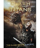 CLASH Of THE TITANS Cast Signed Movie Poster x8 - S. Worthington +27&quot;x 4... - £465.35 GBP