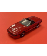 1987 Mattel Hot Wheels Matchbox 83&#39; Corvette Red Convertible - $182.46 MXN