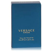 Mini Cologne Versace Eros by Versace for Men Fragrance  0.17 fl oz - £9.89 GBP
