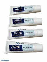 LOT OF 4 Gentell Vitamins A&amp;D + E Ointment 4 Oz. Skin Protect, Baby Diap... - £26.22 GBP