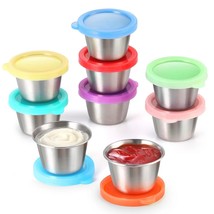 9X2.5 Oz Salad Dressing Container To Go, Fits In Bento Box For Lunch, 18... - £13.53 GBP