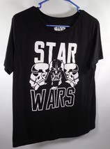 Star Wars Black &amp; White T-shirt Junior Size XL 15-17 - £7.66 GBP