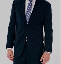 Haggar Men&#39;s Blue Classic-Fit Stretch Jacket  Size 48R  NWT - $82.82 CAD