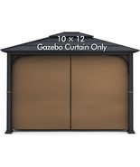 The 10&#39; By 12&#39; Outdoor Gazebo&#39;S Universal Replacement Privacy Curtain - ... - €39,45 EUR