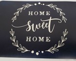 Set of 2 Non Clear Hard Plastic Placemats (12&quot;x18&quot;) HOME SWEET HOME,dark... - $12.86