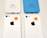 Lot of 4 Apple iPhones Model 5C A1532 White &amp; Blue - Parts Only - $37.99
