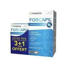 Arkopharma FORCAPIL Hair Nails Intensive Program 240 Capsules 4 months Hair Loss - £31.13 GBP
