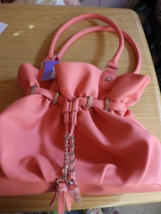 Claire&#39;s Handbag Satchel Coral NWT - £14.63 GBP