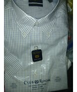 Club Room Blue Regular Fit Short Sleeve Dress Shirt - Medium - 15 - €21,56 EUR