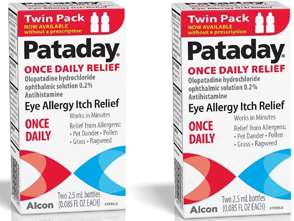 Pataday Once Daily Relief Eye Allergy Relief 2.5 ml (2x) Twin Pack ~ Exp... - $21.77