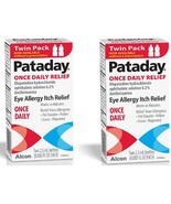 Pataday Once Daily Relief Eye Allergy Relief 2.5 ml (2x) Twin Pack ~ Exp... - $21.77