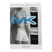 Nwt 2 Pack Michael Kors Msrp $39.99 Lux Touch Men&#39;s Black Boxer Briefs Underwear - £17.98 GBP