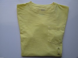 Sonoma Goods For Life Slub Textures Short Sleeve Men TShirt 710 Lemon Drop S $24 - £8.43 GBP