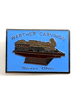 David Warther Carvings Locomotive Train Denver Ohio Enamel Pin Museum So... - $13.99