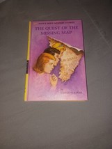 Nancy Drew book #19 The Quest Of The Missing Map By Carolyn Keene Hardcover 1969 - £7.18 GBP