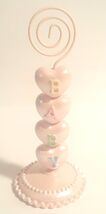 Pink Baby Shower Place Card Holder   (1) - Party Supplies - $1.85