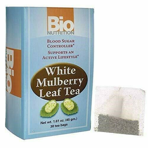 Primary image for Bio Nutrition White Mulberry Leaf Tea, 30 Count