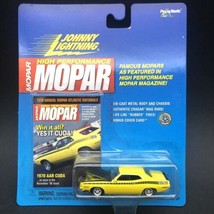 Johnny Lightning Mopar 1970 70 Plymouth AAR Cuda Yellow Diecast Car 1/64 Scale - £11.36 GBP