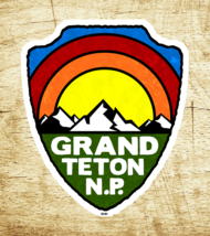 Grand Teton National Park Decal Sticker Wyoming Tetons 3.75&quot; x 2.85&quot; - £3.91 GBP