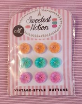 Mollie Makes Sweetest Notions Vintage Style Buttons Nip - $5.70