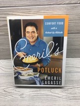 Chef Emeril&#39;s Potluck Comfort Food with a Kicked-Up Attitude Hardcover Cookbook - £3.15 GBP