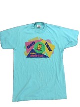 Vtg Size M Single Stitch Tee Shirt T 1989 Malt Cup Run Fruit of the Loom... - $9.40