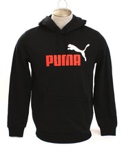 Puma Black Signature Logo Hooded Sweatshirt Hoodie Men&#39;s M NWT - £62.77 GBP