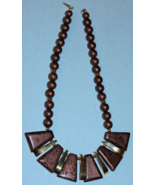 Mid Century Abstract Modernist  Artisan  Necklace Nice - £63.19 GBP