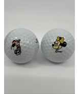 2-1 Disney Mickey Mouse Playing Golf Golf Ball Titleist 4 DT 100 &amp; Minni... - $165.04 MXN