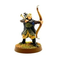 Lorien Elf Bowman 1 Painted Miniature Wood Ranger Druid Monk Middle-Earth - $32.00