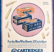 US Cartridge. 22 NRA Rifle Ammunition 1922 Advertisement Firearms Huntin... - £22.76 GBP