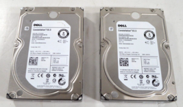 LOT OF 2 Dell 3TB Constellation 3.5&quot; SAS Hard Drive ST3000NM0023 - £20.44 GBP