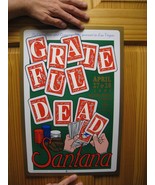 Grateful Dead Poster Santana Fillmore (2 sided) April 1991 Silver Bowl L... - $378.22 CAD