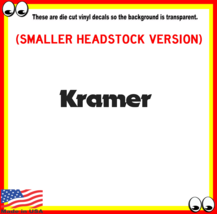 Kramer Guitar Headstock vinyl decal sticker - £5.58 GBP