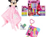 Disney Baby Minnie Mouse Set Plush Lovey Blanket, Soft Book, 12 Board Bo... - $69.99