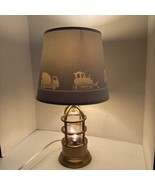 Pottery Barn Kids table lantern table lamp, Tractor And Truck Shade - $56.10