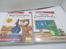 Baby Genius DVDs Lot Of 2 Favorite Counting Songs &amp; Mozart and Friends BRAND NEW - £8.70 GBP