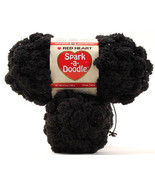 2 Red Heart Spark A doodle Super Bulky 6 Black Night Light 3.5 oz. 54 Yd - $35.63 CAD