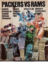 NFL NCAA College Football Program Metal Sign 12X8in Vintage Old Print Lo... - $24.74