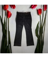 NYDJ Women&#39;s Denim Jeans Size 12 Blue Dark Wash Straight Leg Stretch Pan... - $33.63 CAD