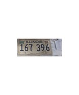 Vintage 1980s Illinois &quot;Land Of Lincoln&quot; License Plate 167 396 Expired - $6.93