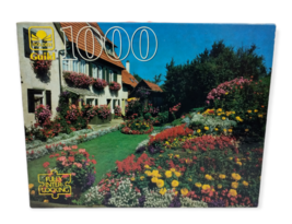 Vintage - Golden Guild - Flower Garden - 1000 Piece Jigsaw Puzzle Complete - £8.59 GBP