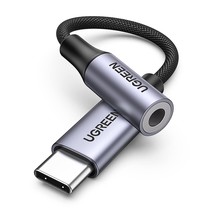 UGREEN USB C to 3.5mm Audio Adapter Type C to Headphone Aux Jack Dongle 24bit/96 - £12.67 GBP