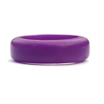 Womens Purple Silicone Ring Size 9 - £2.32 GBP