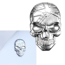 ZZTZZ 7 x 4.5cm 3D     Car Sticker Decal Car Skeleton Emblem  - £92.83 GBP