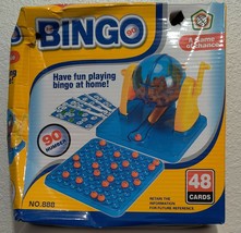 UPD Inc Home Bingo Lotto Tombola Set: Drum, Balls w/ 48 Cards &amp; 90 Numbers - £13.65 GBP