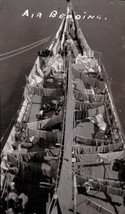 Vintage Negative; Drying The Bedding On The U.S.S. Wilmington; Circa 1912 - $34.95