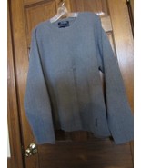 Tommy Hilfiger Gray Ribbed Stretch Knit Blend Sweater - Size XL - £19.49 GBP