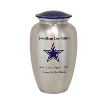 Texas Star Pewter Adult Cremation Urn - £110.05 GBP