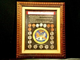 Wartime Coinage Framed Collectible Coins Wwii Era AA19-CN6037 - £96.11 GBP